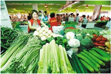 齊齊哈爾：節(jié)日效應(yīng)影響 菜價(jià)上漲明顯 ()