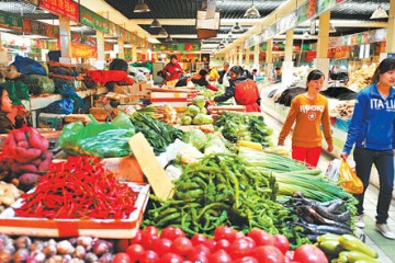 河南?。菏卟藘r(jià)格連續(xù)下跌 ()